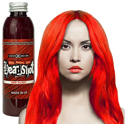 Rote Haarfarbe Headshot Red Alert, Semi-permanente Haartönung 150 ml