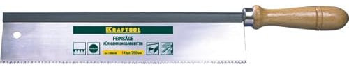 Feinsäge gerade 250 mm – Präzisionssäge mit Holzgriff und Stahlrücken