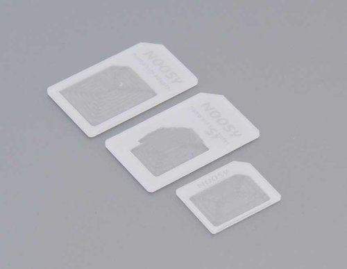 Noosy 3 in 1 Nano SIM Adapter für IPHONE 5 (Weiß)