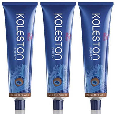3x Wella Koleston Perfect 10/0 Hell-Lichtblond Haarfarbe Coloration - 60ml
