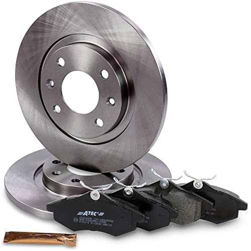 BESTPRICE Set freni asse anteriore incl. dischi freno pieni Ø 266 mm + pastiglie freno anteriori, compatibile con CITROËN C2 (JM_), C2 ENTERPRISE (JG_), C3 I (FC_, FN_)