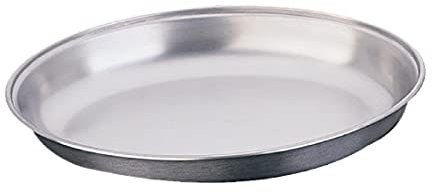 Olympia Oval 12in Undivided Vegetable Dish Made of Stainless Steel