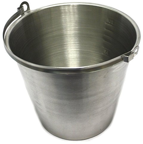 Wirtschafts-Eimer 10 Ltr. - stabile Ausführung mit Maßeinteilung