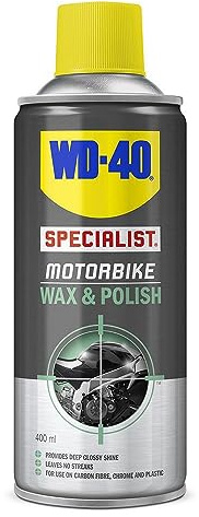 WD-40 Specialist Motorbike Wax and Polish, 400 ml - Professional Grade Protection and Shine for Motorcycles and Other Automotive Surfaces