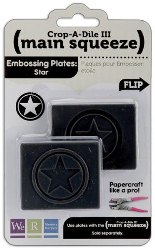 American Crafts We R Memory Keepers Crop-A-Dile III Main Squeeze Prägemittel, Stern