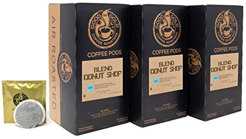 DONUT SHOP COFFEE POD - Good As Gold Coffee - (3 Pack Special = 54 Coffee Pods)