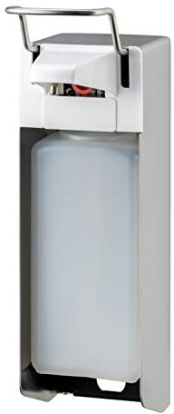 All Care 8045 MediQo-line Edelstahl-Seife und Desinfektionsmittelspender mit kurzen Hebeln, 1000 ml