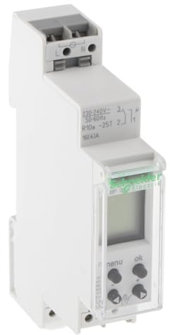 Schneider Electric CCT15854 Acti 9 IHP 1C Interruptor Horario Digital, 24 Horas, 7 Días