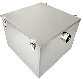 Commercial Grease Trap 35L, Heavy Duty Fat Separator Restaurant Kitchen | 35 litre capacity, heavy duty, stainless steel, removable basket, perfect for busy restaurants, fish & chip shops, hotels
