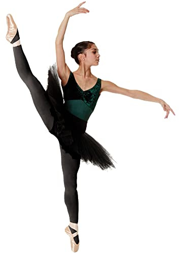 Dam 1 par silkeslena balett konvertibla tights