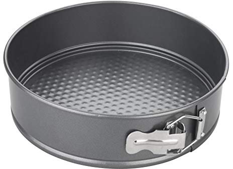 Chef Aid Non-Stick Spring Form Cake Tin, Round Cake pan with Loose Base for Easy Release, handwash, Fridge and Freezer Safe, 24.6cm x 6.8cm