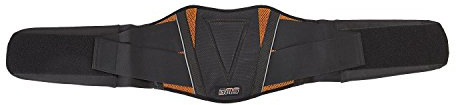 GERMAS 198.03-L Motorrad Nierengurt RACING, Schwarz/Orange, Gr. L | Atmungsaktiv