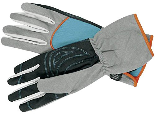 Gardena Strauchpflegehandschuh: Gartenhandschuhe für Arbeiten mit dornigen Sträuchern/Pflanzen, Größe 7/S, optimaler , lange Stulpen, robuste Materialien zum Schutz der Hände (216-20)