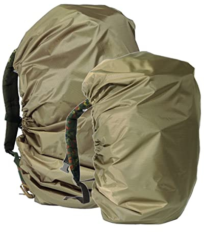 MIL-TEC waterproof water rain resistant Backpack Lightweight Cover up to 80 litres - Coyote colour