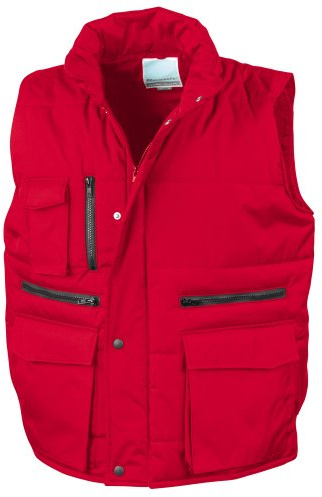 Result - Chaleco Modelo Lance hombre caballero (Cortavientos y semi-permeable) (2XL/Rojo)