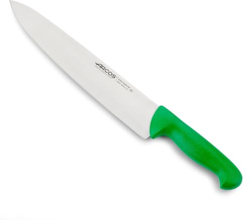 Arcos 292321 serien 2900-kock knivblad nitrum 300 mm (11,81 tum) -handtag polypropylengrön färg, rostfritt stål och plast