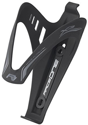 Raceone, Porta borracce per bicicletta Unisex adulto, Nero, Unica