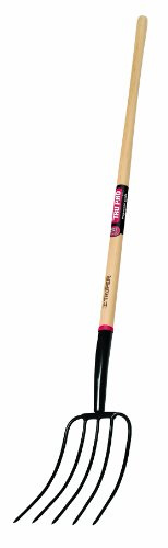 Truper 30314 Tru PRO 137,2 cm forcone 5-Tine, Manico in Legno di Frassino