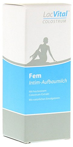 LacVital-Intim-Lotion mit hochreinem Colostrum-Serum-Intimpflege-Aufbaumilch-Lotion-Made in Germany - für Frauen