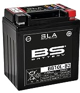 BS Battery 300677 BB10L-B2 AGM SLA Motorrad Batterie, Schwarz