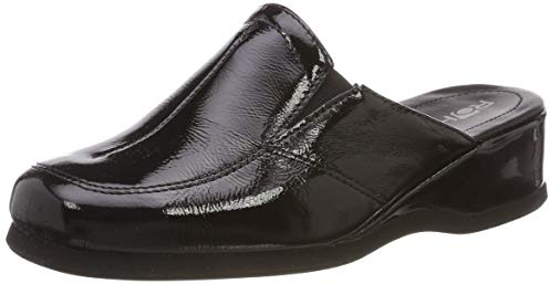 Rohde Pantoufles Mandal pour femme, Multicolore noir laqué 91, 38.5 EU
