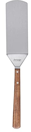 triangle Palette gewinkelt Kirschholz, 20cm - Profi-Grillwender 45,5 cm | Classic Wood, Edelstahl 1.4021 gehärtet, federnd flexibel, funktionspoliert – Handarbeit aus Solingen