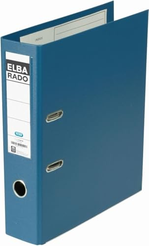 ELBA rado plast blau Datei – Dateien (blau, A4, 500 Blatt, 80 mm)