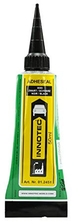 Unbekannt Innotec Adheseal Spezialkleber MS Polymer Kleber, schwarz, 50ml Tube