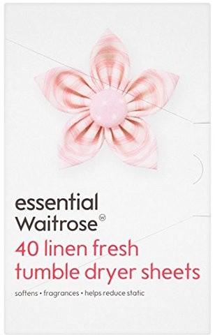 WAITROSE Essential Fresh Tumble Dryer Sheets 40 per pack