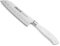 Arcos Serie Riviera Blanc, Coltello Santoku Coltello Giapponese, Acciaio Inossidabile Forgiato NITRUM 140 mm, Manico Polioxymetilene (POM), Colore Bianco