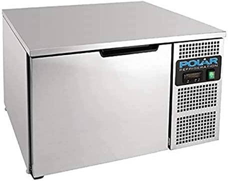 Polar Refrigeration G-Series 450 W Countertop Blast Chiller, Stainless Steel, Capacity: 3x 2/3 GN, Size: 420(H) x660(W) x650(D) mm, CK640