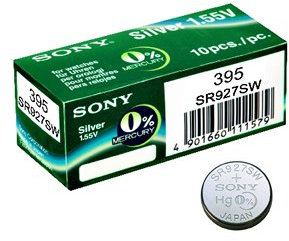 Sony Pile bouton oxyde d'argent code 395