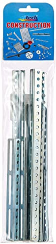 eitech 00101 Metallbaukasten Ergänzungs-Set Flachstäbe Winkelstäbe 11-25 Loch, Winkel