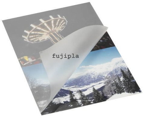 100 FUJIPLA Laminierfolien DIN A4, 2x125 mic, Lochrand