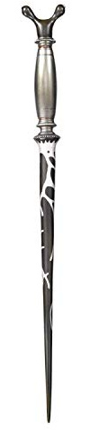 The Noble Collection - Professor Horace Slughorn Character Wand - 13.7in (35cm) Harry Potter Wand with Name Tag - Harry Potter Film Set Movie Props Wands