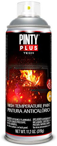 Pintura en spray PINTYPLUS TECH 520 Anticalórica Plata A150