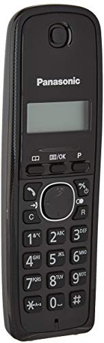 Panasonic-KX-TG1611 Téléphones (DECT Bureau Noir LCD Micro AAA Digital) [Version UK]