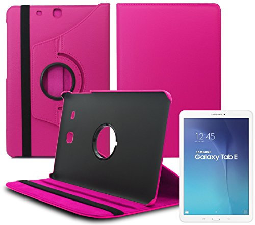 Samsung Galaxy Tab E 9.6 (T560 - T561 360 giro PU-cuero con función de coloures hatstar y para función - Cover - Funda de gadget Giant