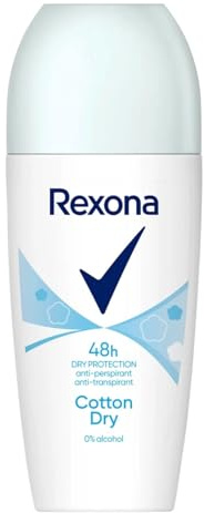 6er Pack - Rexona Antitranspirant Deo Roll-On - Cotton Dry - 50 ml