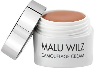 Malu Wilz Camouflage Cream Nr. 05 Velvet Toffee Brown 6g I Camouflage Make up stark deckend I Wasserfeste Concealer Creme für jeden Hauttyp I Zum Abdecken von Tattoos und Hautanomalien