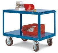 Tischwagen TRANSOMOBIL mit 500 kg Tragkraft, Gesamtmaße HxBxT: 850 x 1000 x 700 mm