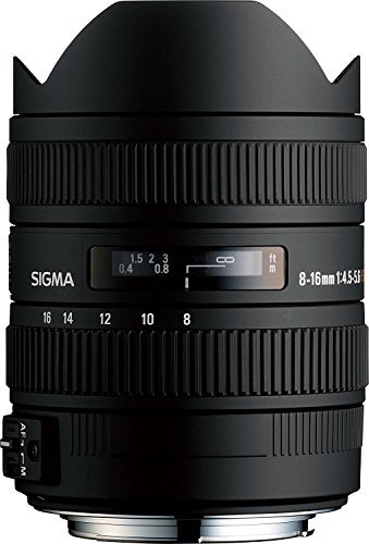 Sigma 8-16mm f4.5-5.6 DC Lens for Canon Digital SLR Cameras with APS-C Sensors