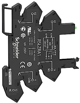 Schneider Electric Spring socket equipped with LED and protection circuit, 12...24 V AC/DC