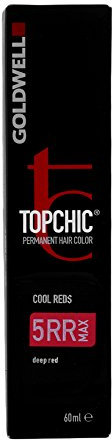 Goldwell Topchic Hair Color Coloration (Tube), 5RR Deep Red, 60 ml