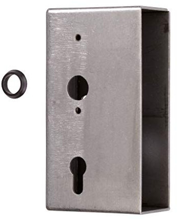 Alberts 417086 Caja de cerradura, Sin cerradura, apta para cerraduras del tipo 2784, Acero, Entre eje 60 mm, 173 x 93 x 40 mm