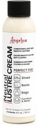 Angelus Leather Lustre Cream - 3 Ounces, Neutral