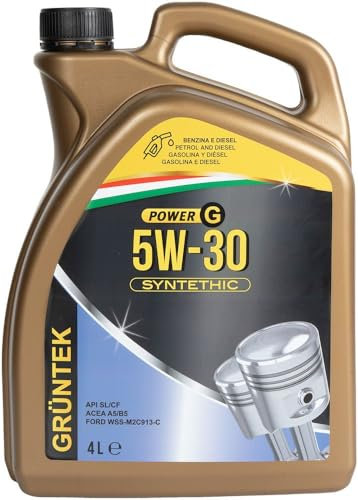 Olio Gruntek Gt Sintetico 5w30 4l Lubrificante auto