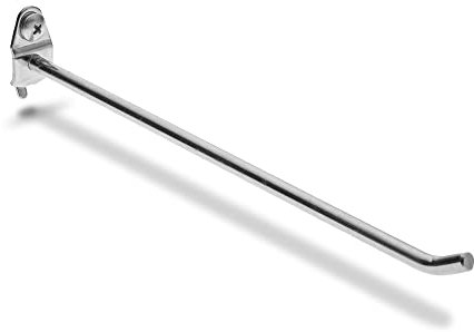 DuraHook Lot de 5 Crochets pour Panneau perforé Argenté