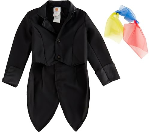 Rubies Magician Tailcoat Jacket for Kids, Boy's Small