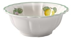 Villeroy und Boch French Garden Fleurence Geschwungene Schale, Premium Porzellan, Weiß/Bunt